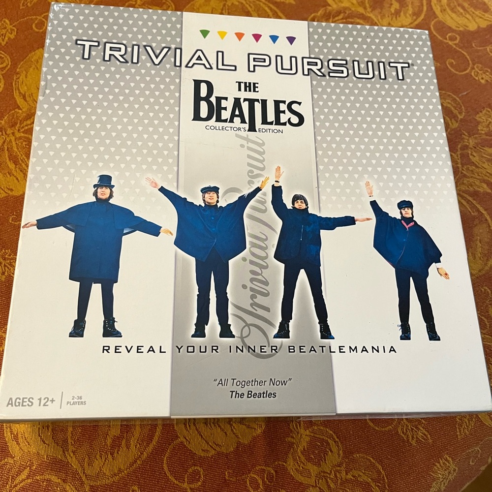 Never used!!! NWOT Trivial Pursuit The Beatles Collectors Edition